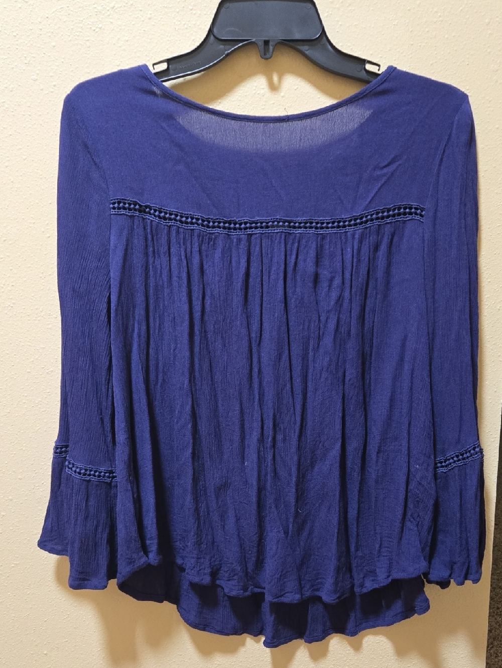 Cloud Chaser Boho Peasant Tunic - Royal Blue